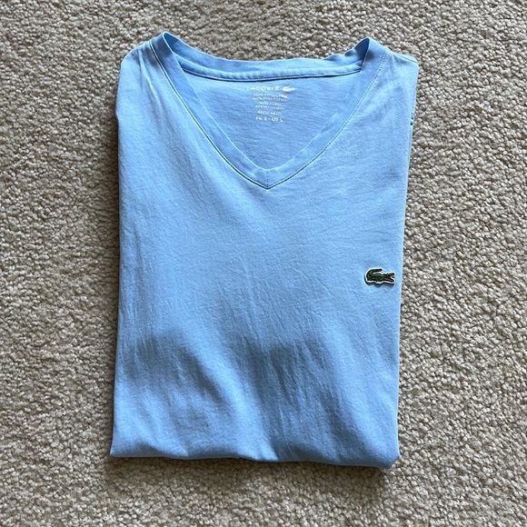 Lacoste Other - Lacoste Men's V-Neck T-Shirt - Size 3 (Small)
